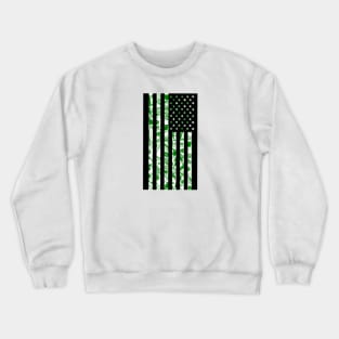 MONEY FLAG Front Crewneck Sweatshirt